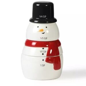 Novelty Ceramic Measuring 3 Cups Styles Snowman